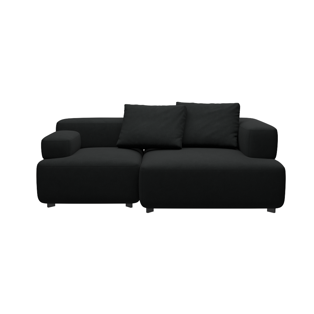 Fritz Hansen Alphabet Sofa™ PL210 Series - 2-Sitzer Sofa - Steelcut 190 - 1 Eckrücklehne - 1 Rückenlehne - 1 Armlehne rechts