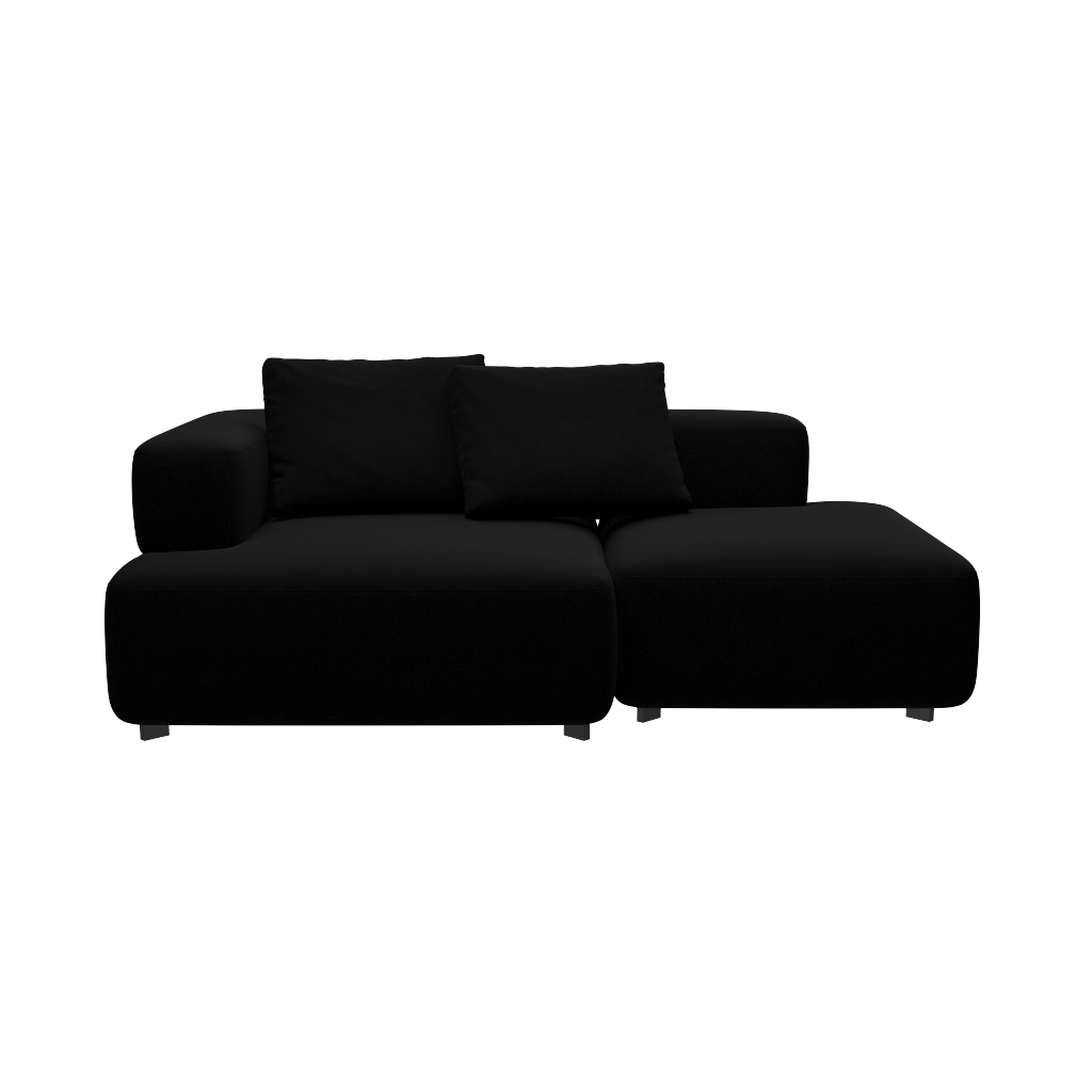 Fritz Hansen Alphabet Sofa™ PL210 Series - 2-Sitzer Sofa - Hallingdal 190 - 1 Eckrücklehne - 1 Rückenlehne links