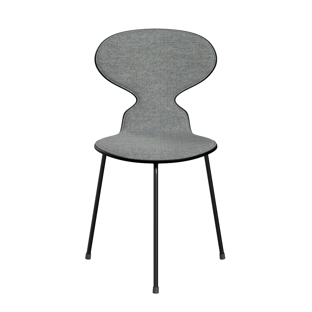 Fritz Hansen Ant™ 3100 mit Front Polsterung - Lack - Stuhl - Black (190) - Black (190/195) - Hallingdal 116