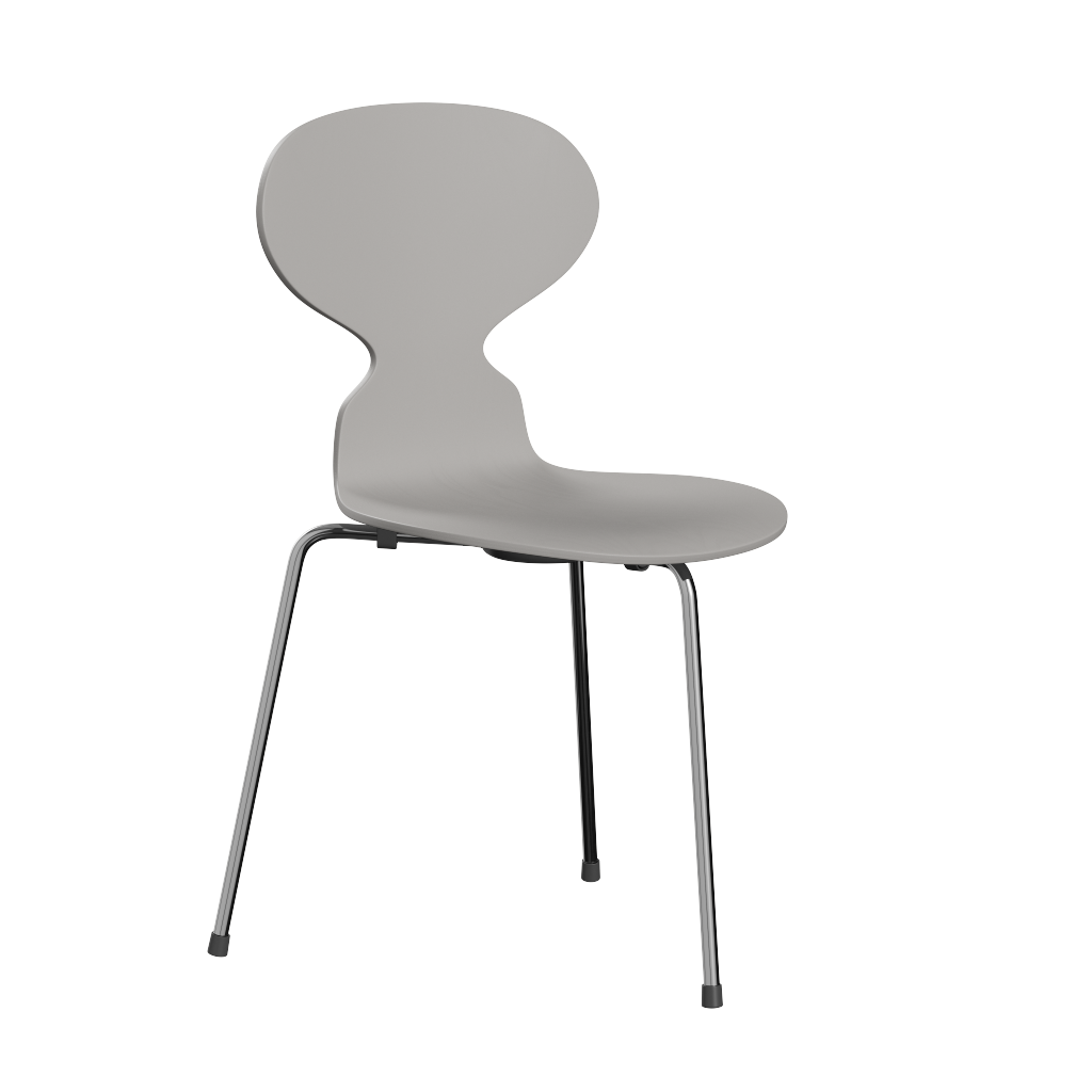 Fritz Hansen Ant™ 3100 - Gefärbte Lack - Stuhl - Chrome - Nine Grey (150/155)