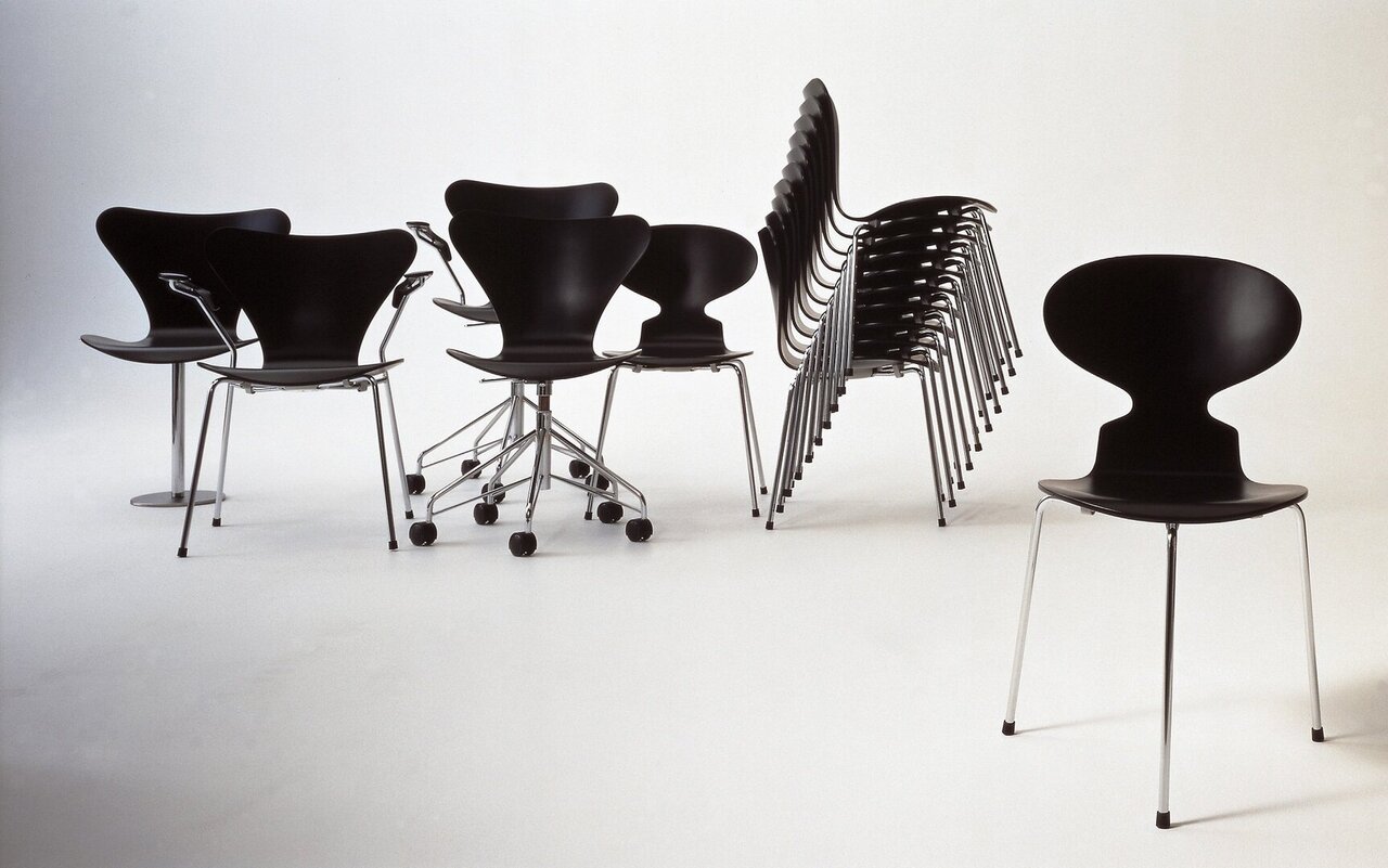 Fritz Hansen Ant™ 3100 - Gefärbte Lack - Stuhl