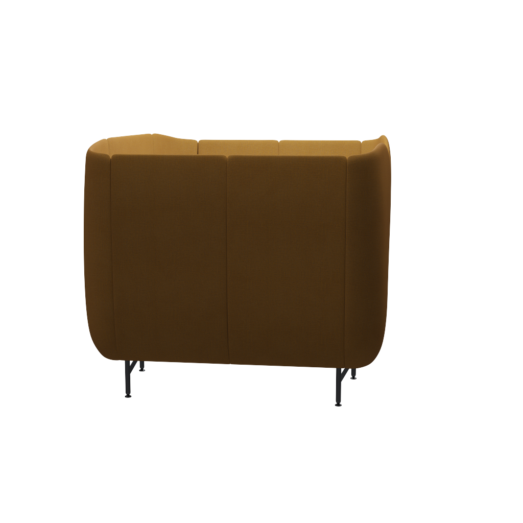Fritz Hansen Plenum™ JH1004MU - Besprechungskabine-Wiederholte Wolle / Safron/Natur (448)