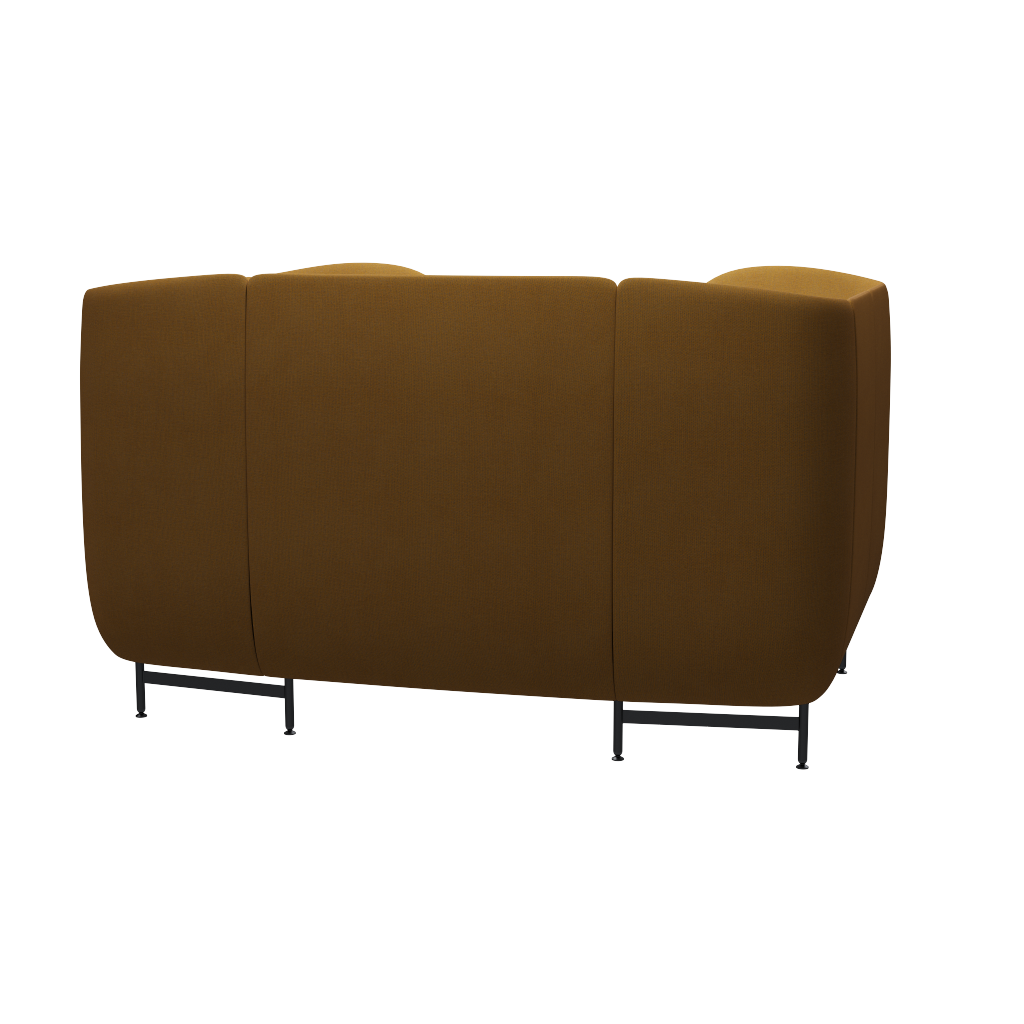 Fritz Hansen Plenum™ JH1004MU - Besprechungskabine-Wiederholte Wolle / Safron/Natur (448)