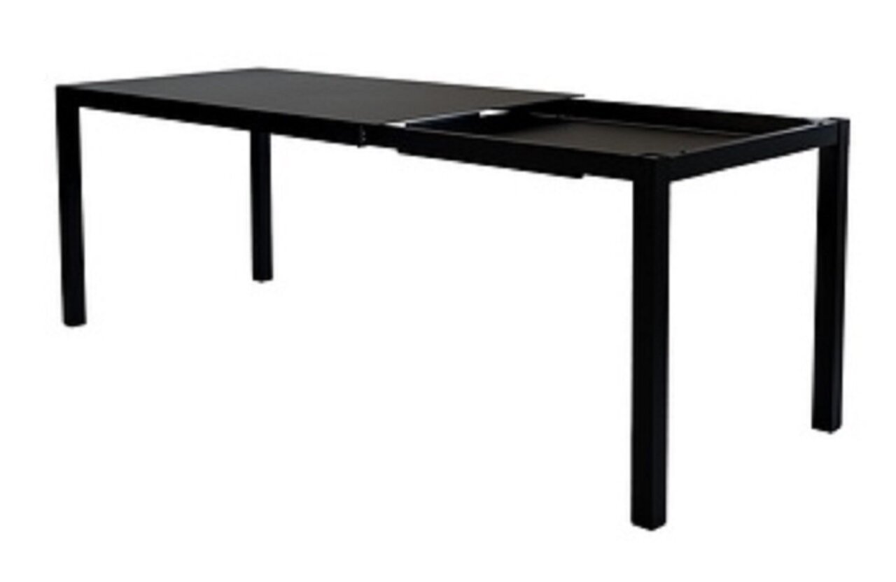 Fiam Aria Gartentisch ausziehbar 140/200 x 80cm - Schwarz
