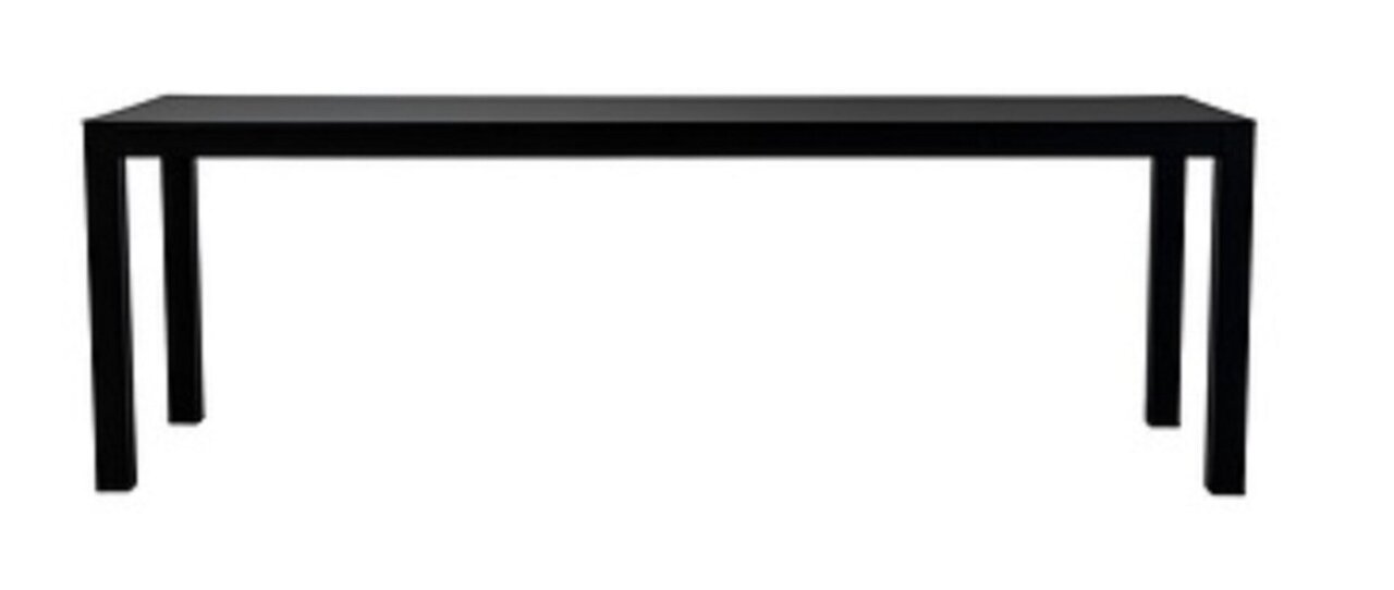 Fiam Aria Gartenbank 140 x 40cm - Schwarz