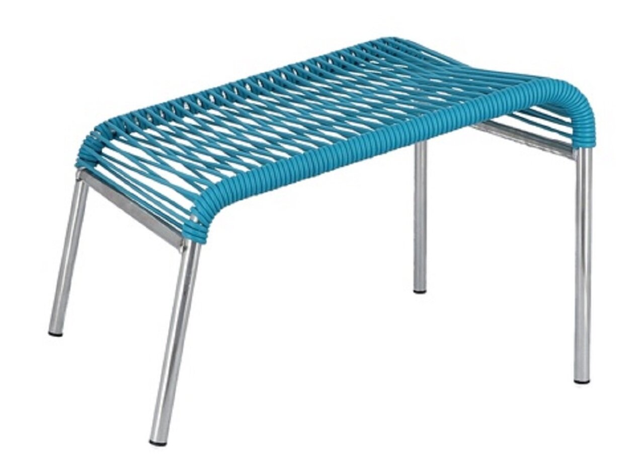 Fiam Mya Spaghetti Outdoor Sitzhocker - Petrol