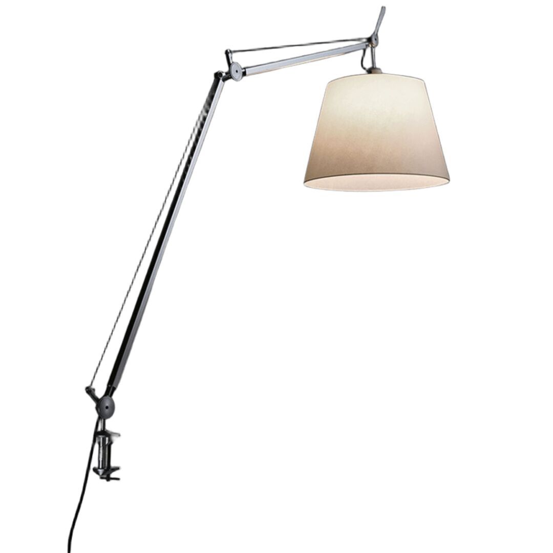Artemide Tolomeo Mega LED Floor / Schirm Satin grau