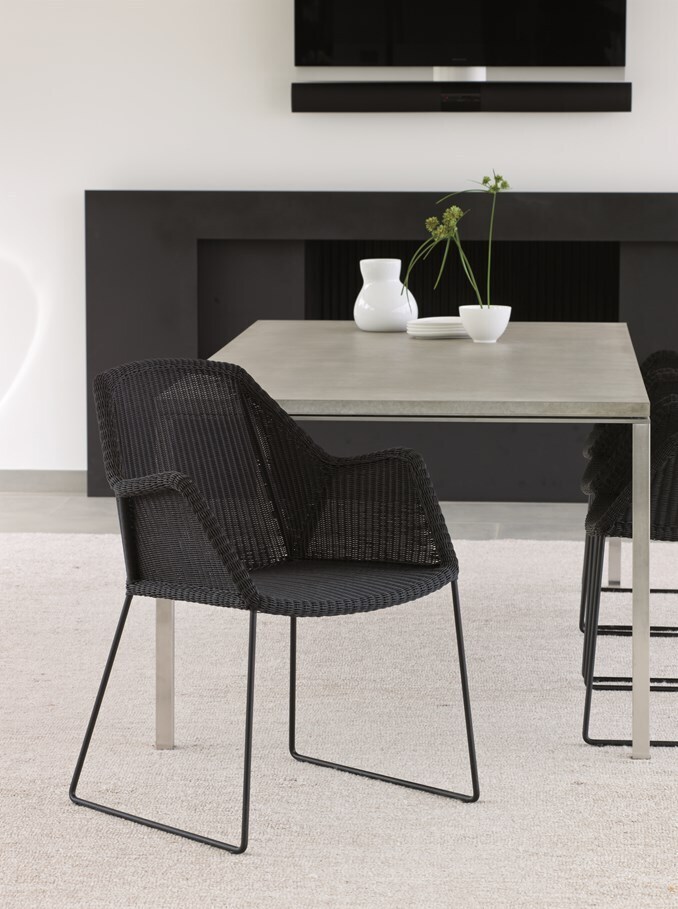 Cane-Line Pure Gestell zum Esstisch 100x100 cm