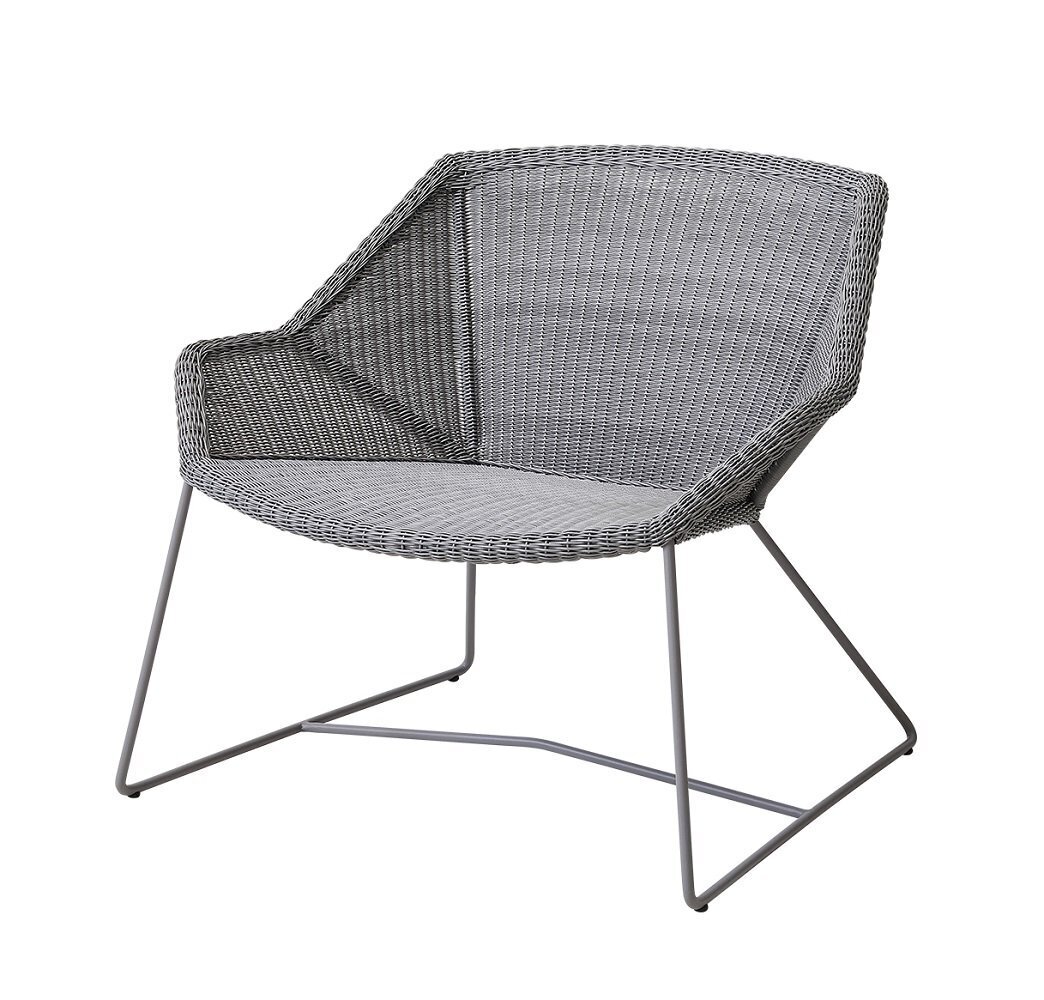 Cane-Line Breeze Loungesessel-Cane-line Weave, Light Grey-None
