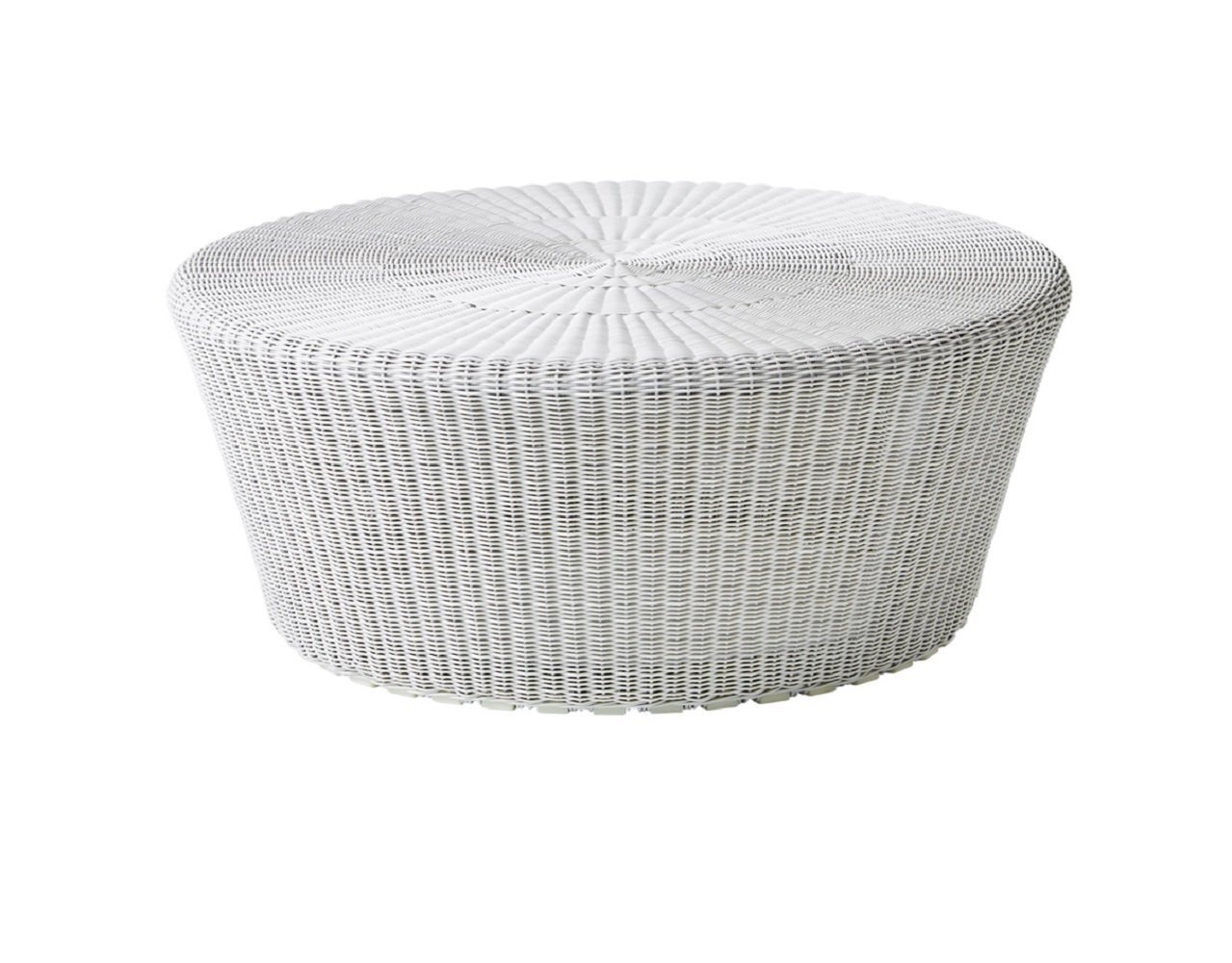 Cane-Line Kingston Hocker gross-Cane-line Weave, White grey-None