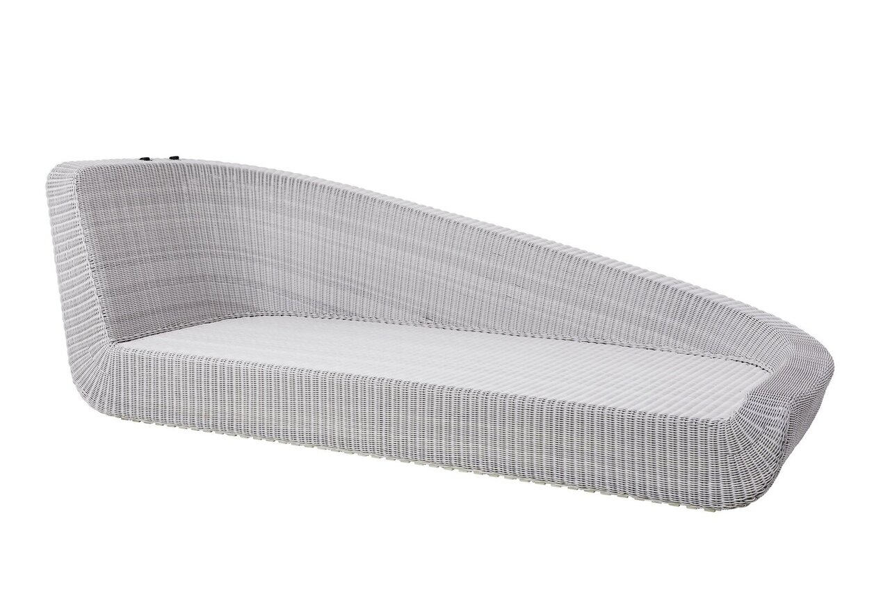 Cane-Line Savannah Daybed Modul, links - White grey, White 