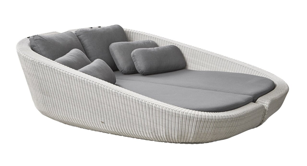 Cane-Line Savannah Daybed Modul, links - White grey, White 