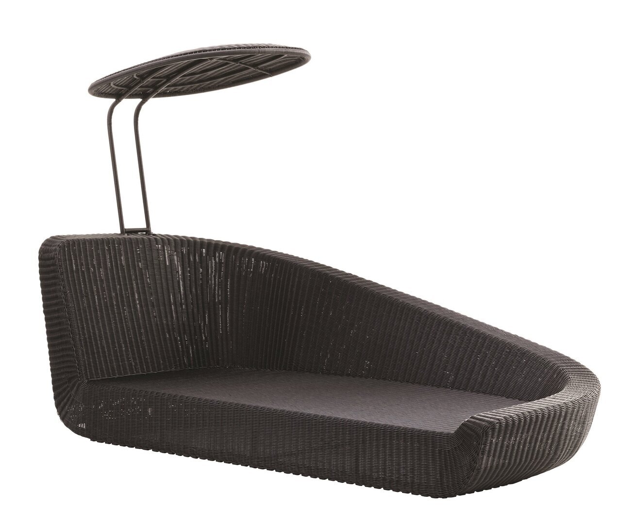 Cane-Line Savannah Daybed Modul, links - Black, Grey 