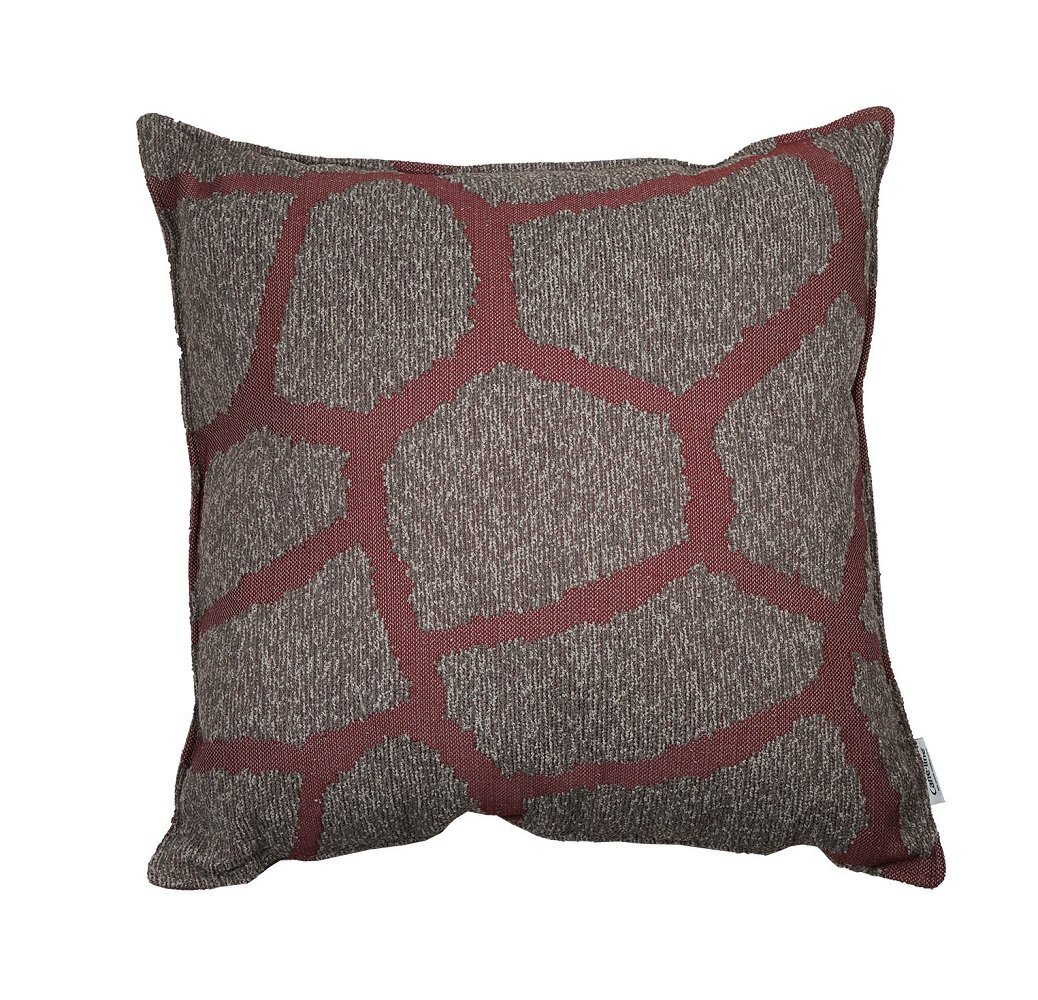 Cane-Line Zierkissen 50x50x12-Cane-line Play, Brown/Bordeaux