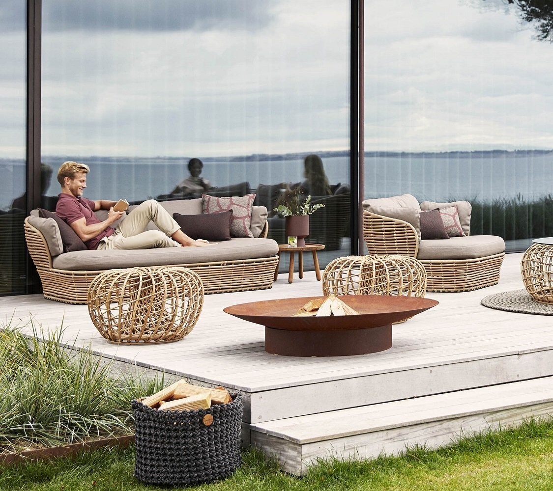 Cane-Line Nest Hocker klein