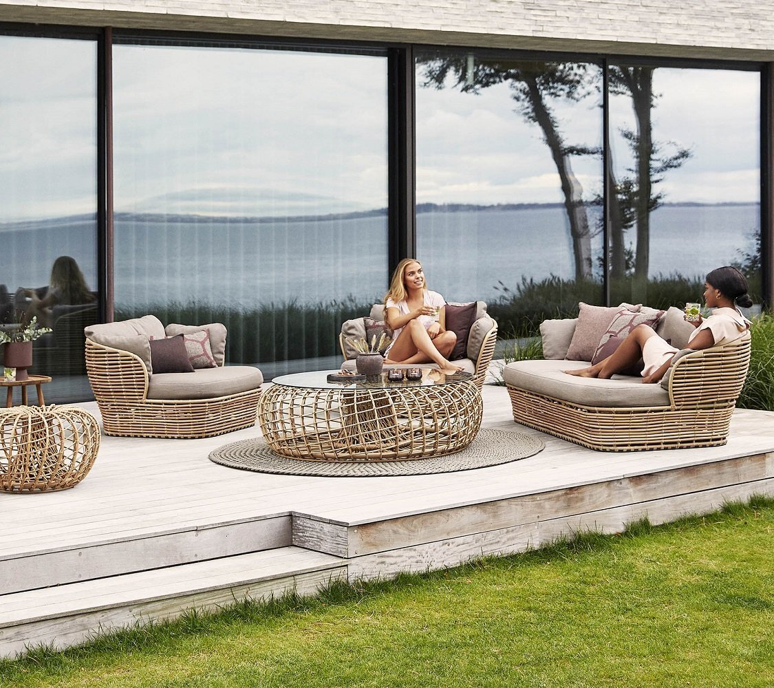 Cane-Line Nest Hocker klein