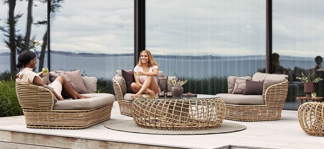 Cane-Line Nest Hocker klein
