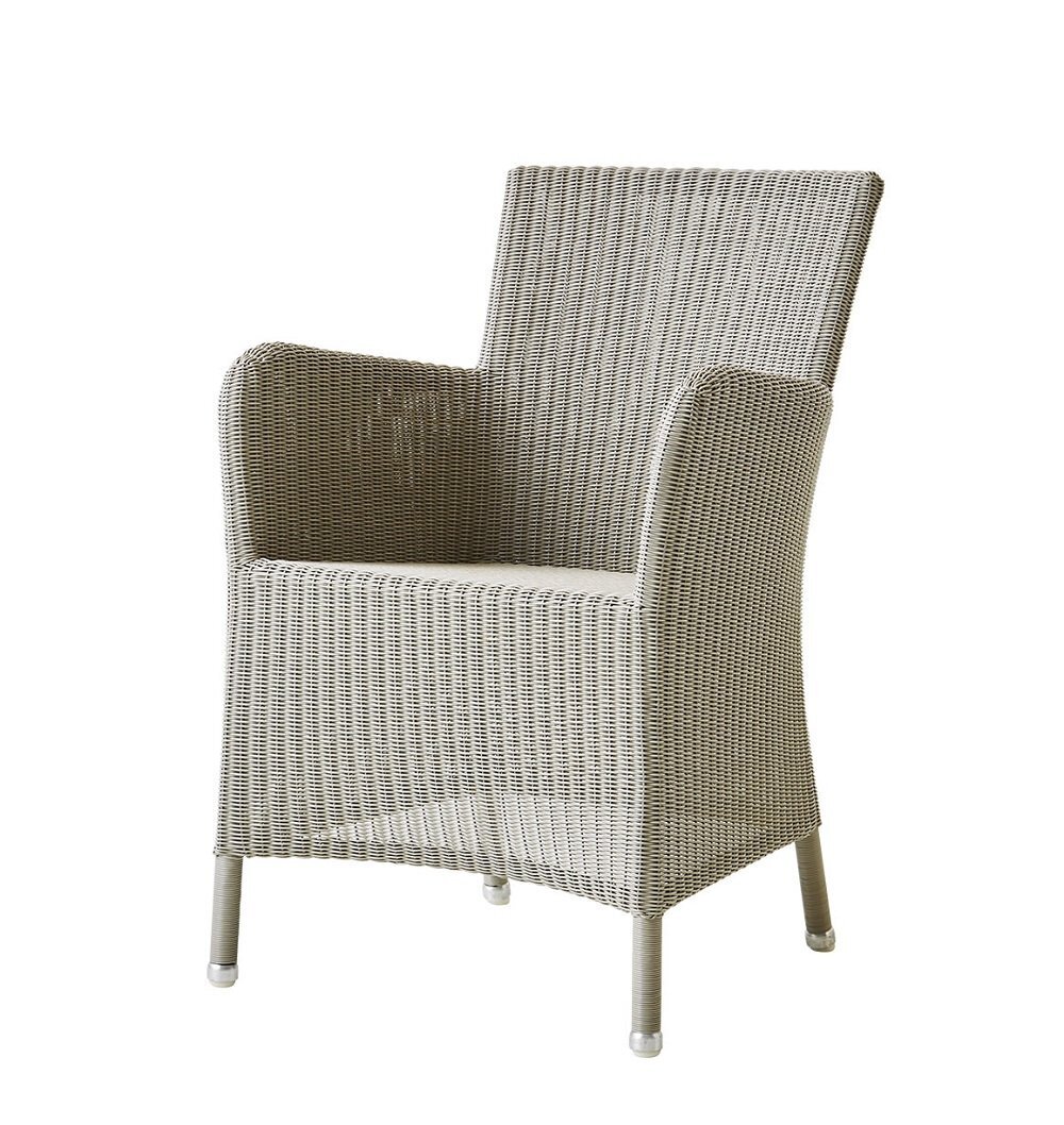 Cane-Line Hampsted Sessel-Taupe, Cane-line Weave-Ohne