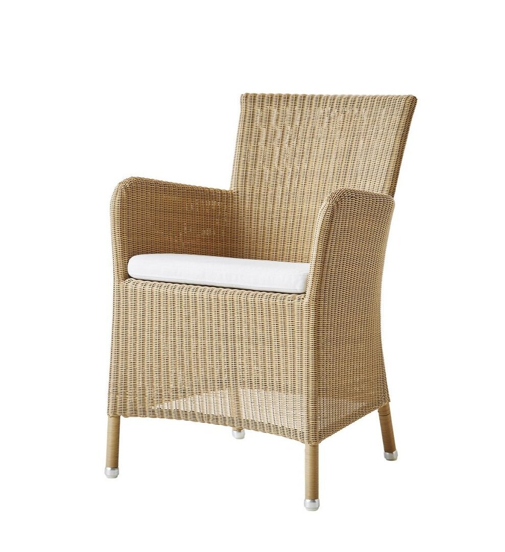 Cane-Line Hampsted Sessel-Natural, Cane-line Weave-Grey, Cane-line Natté