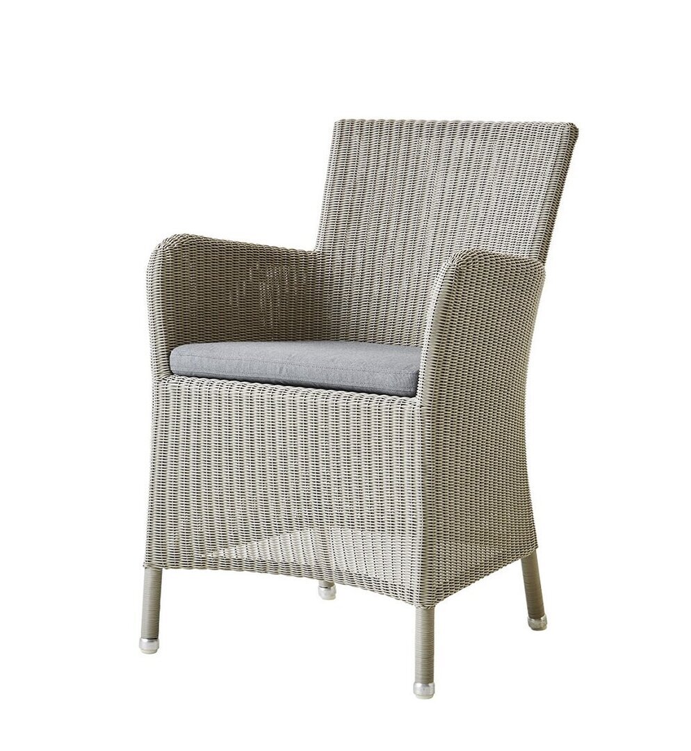 Cane-Line Hampsted Sessel-Taupe, Cane-line Weave-White, Cane-line Natté