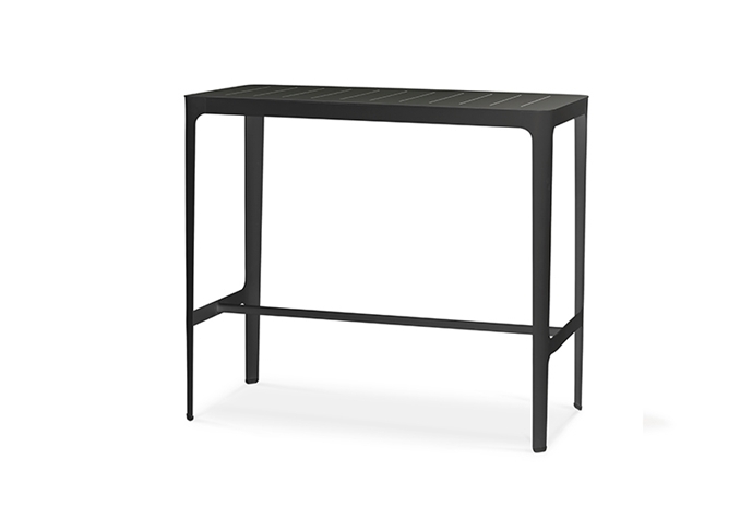 Cane-Line Cut Bartisch - Schwarz, Aluminium