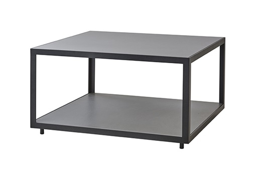Cane-Line Level sofabord Gross - 5008AL Lava grey, Aluminium