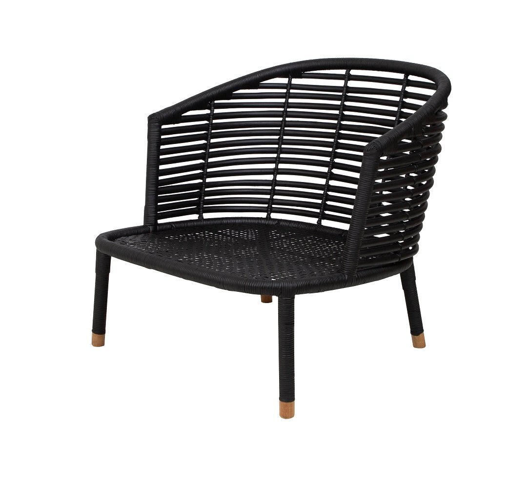 Cane-Line Sense Loungesessel-Rattan, Black-None