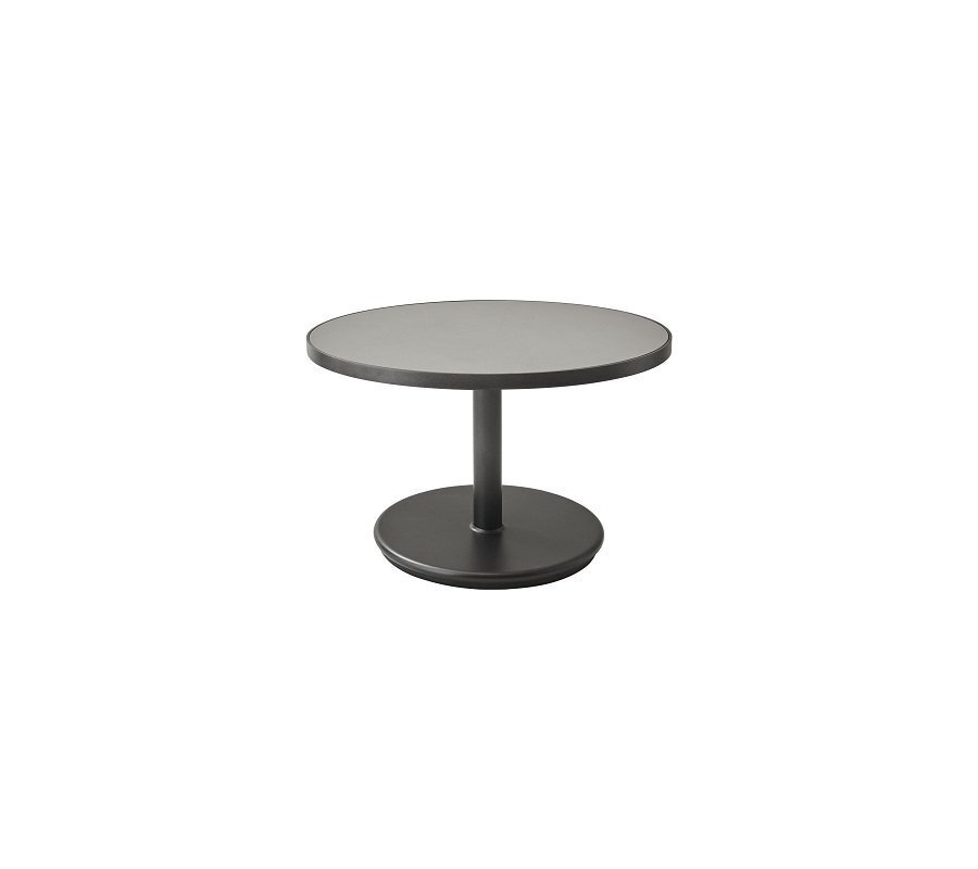 Aluminium, Lava Grey - Table Top, Dia. 60 cm, Aluminium, Lava Grey  Ceramic Light Grey