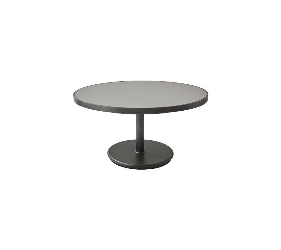 Aluminium, Lava Grey - Table Top, Dia. 75 cm, Aluminium, Lava Grey  Ceramic Light Grey