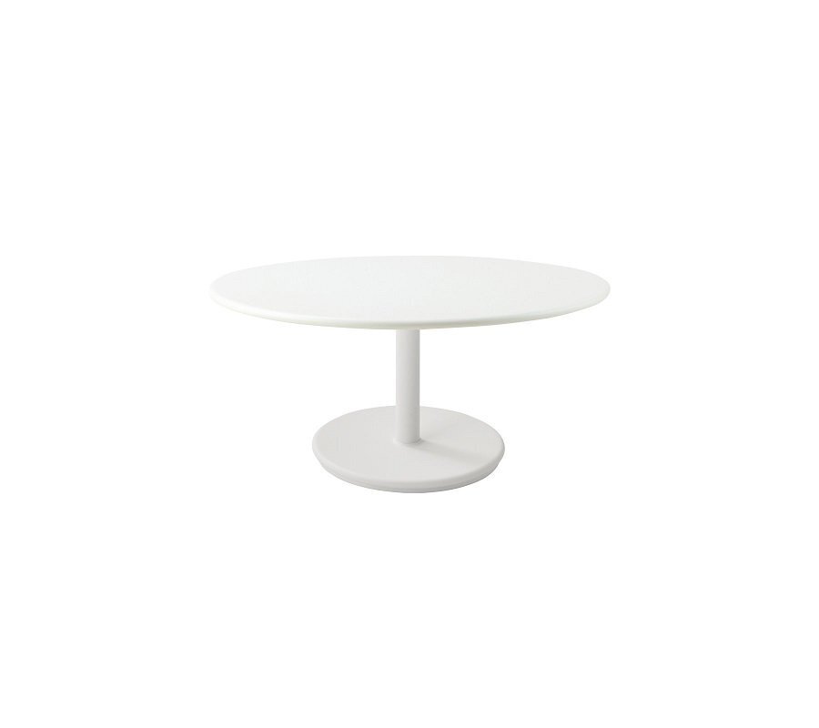 Aluminium, White - Table Top, Dia. 80 cm, Aluminium, White