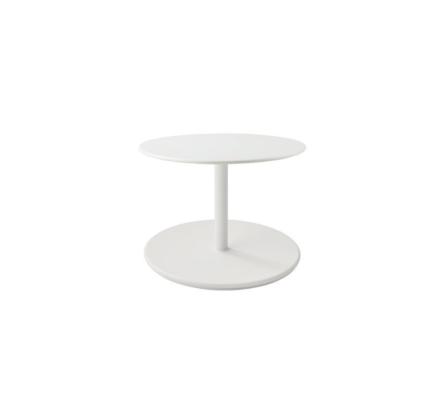 Aluminium, White - Table Top, Dia. 60 cm, Aluminium, White