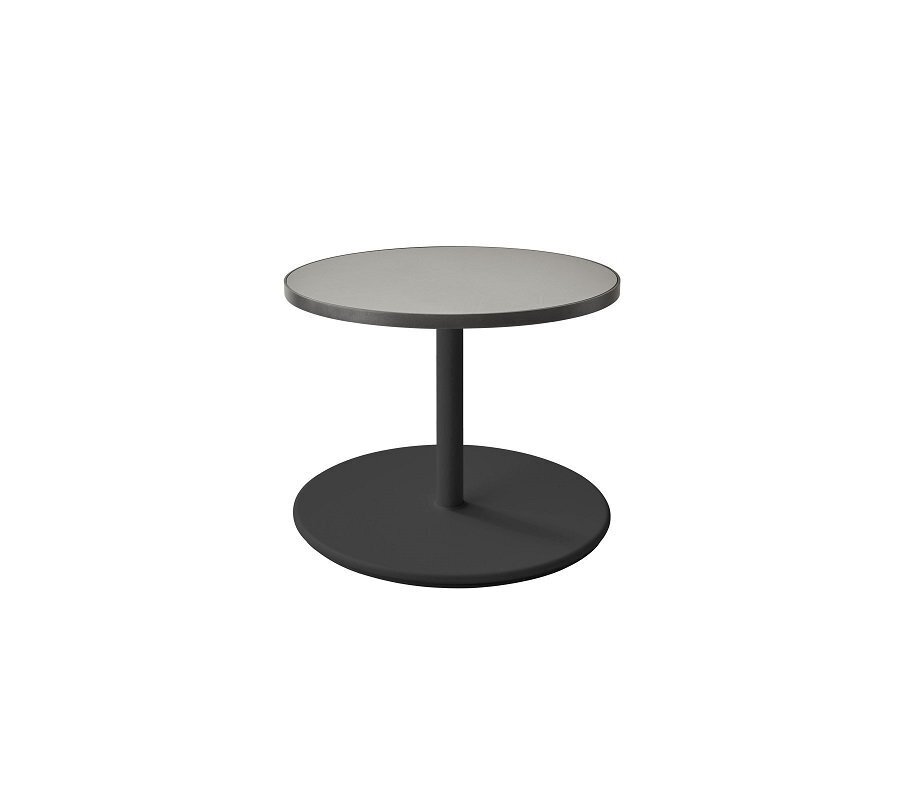 Aluminium, Lava Grey - Table Top, Dia. 60 cm, Aluminium, Lava Grey  Ceramic Light Grey