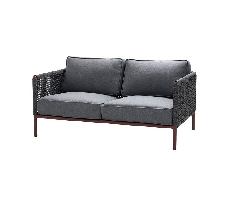Cane-line Encore 2-Sitzer Sofa Soft Rope (5571) - Bordeaux