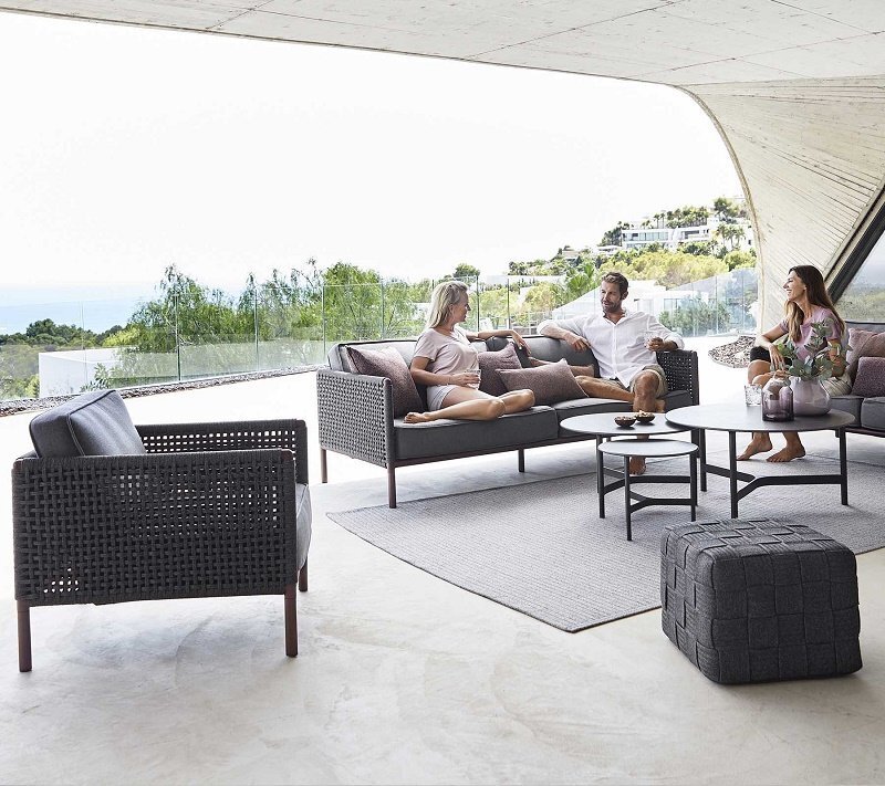 Cane-line Encore 3-Sitzer Sofa Soft Rope (5570)