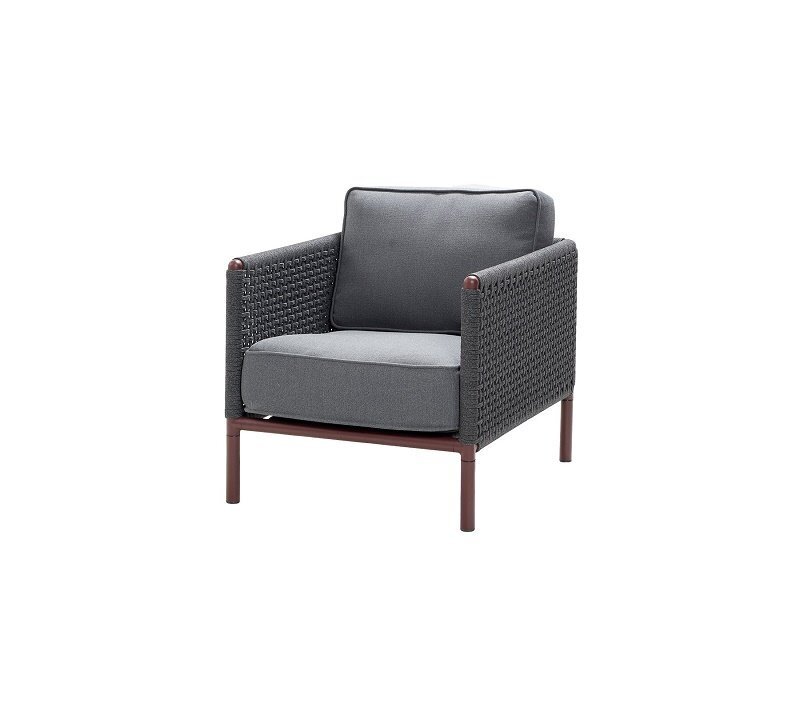 Cane-line Encore Lounge Sessel Soft Rope (5470)- Bordeaux 