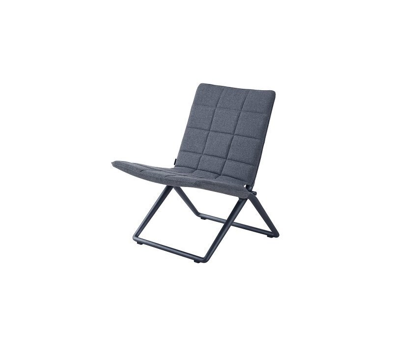 Cane-line Traveller Lounge Stuhl klappbar SoftTouch (8432) - Grey