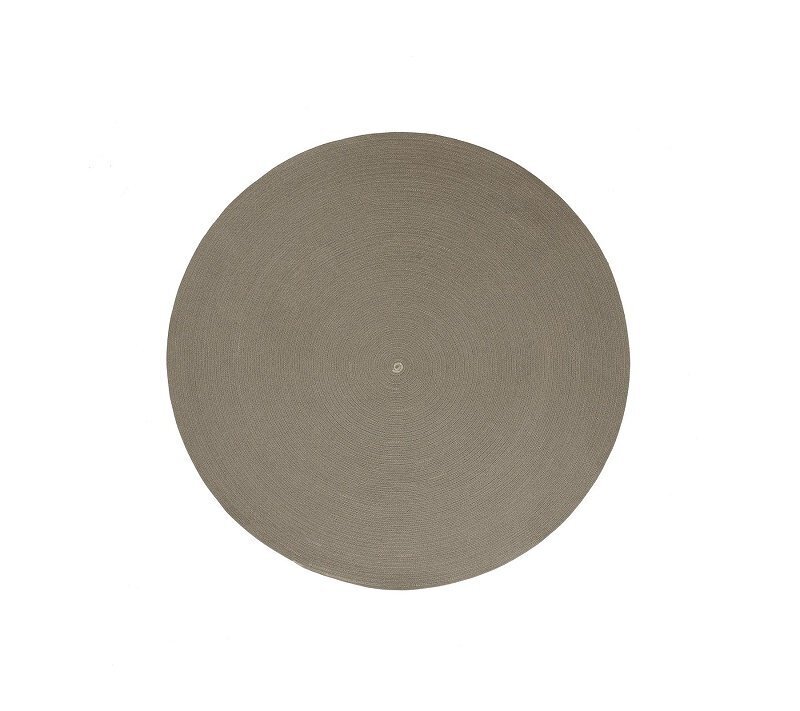 Cane-line Circle Teppich dia. 140 cm (74140) - Soft Rope Taupe