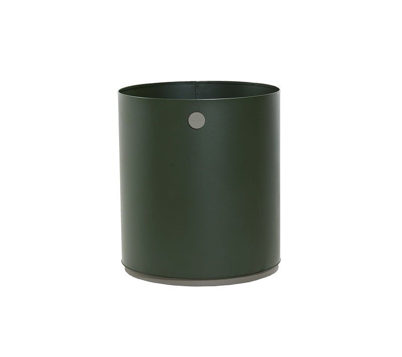 Cane-line Grow Pflanzengefässe Medium (5772) - Aluminium / Dark green/taupe