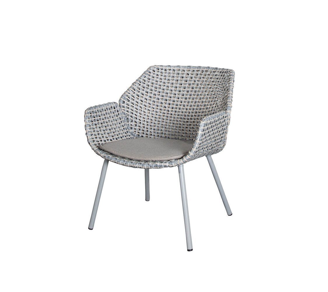 Cane-line Vibe Loungesessel (5407)-Weave - Light grey/grey/taupe-Natté / Taupe