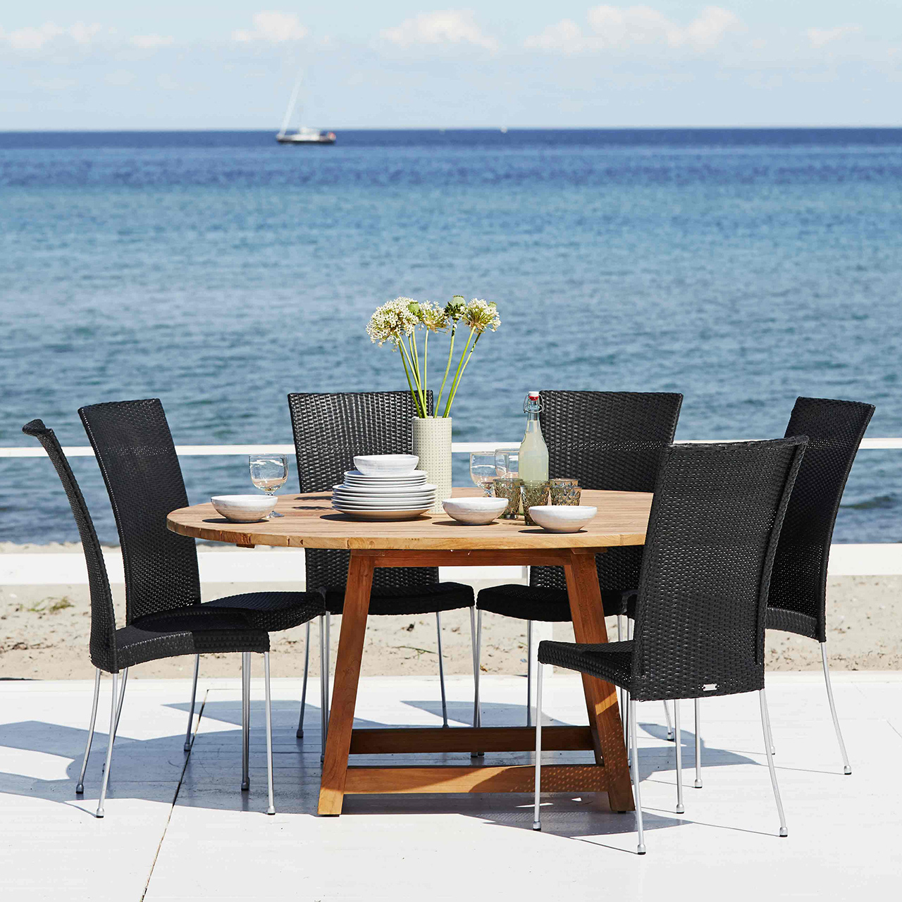 Gartentisch George Rund SIka Design