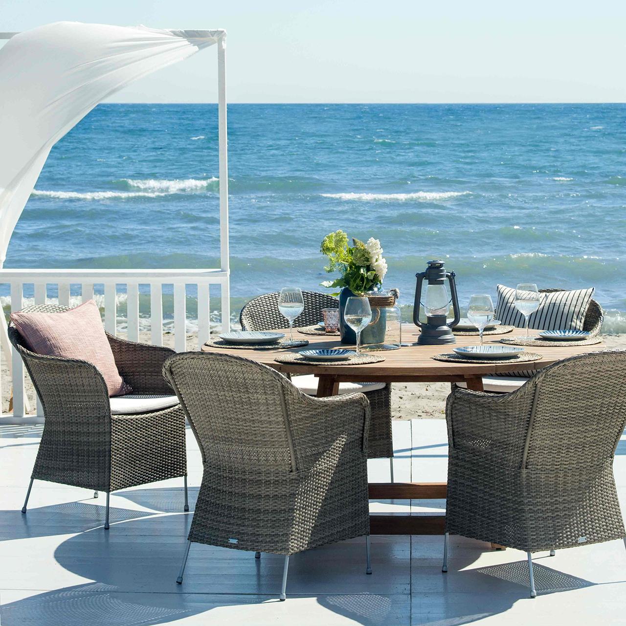 Gartentisch George Rund SIka Design