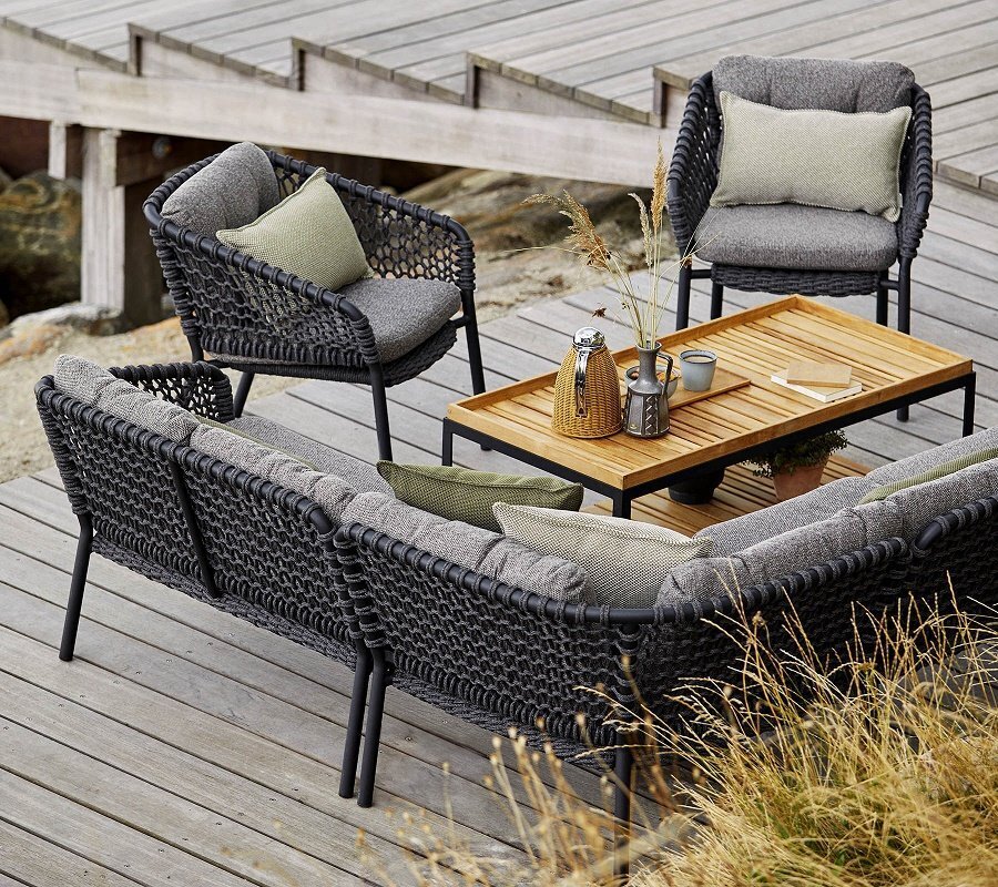 Cane-Line Ocean 2-Sitzer Sofa-Modul Soft Rope (5526)