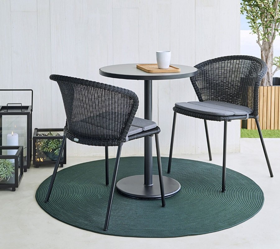 Cane-Line Go Café Gestell Bistrotisch M Dia 60 Cm