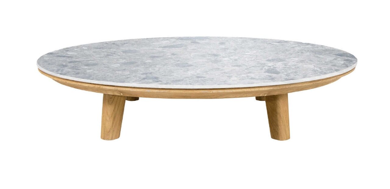 Cane-Line Aspect Coffee Table Base Dia. 144 (50807)-Fossil Ceramic, Multicolor