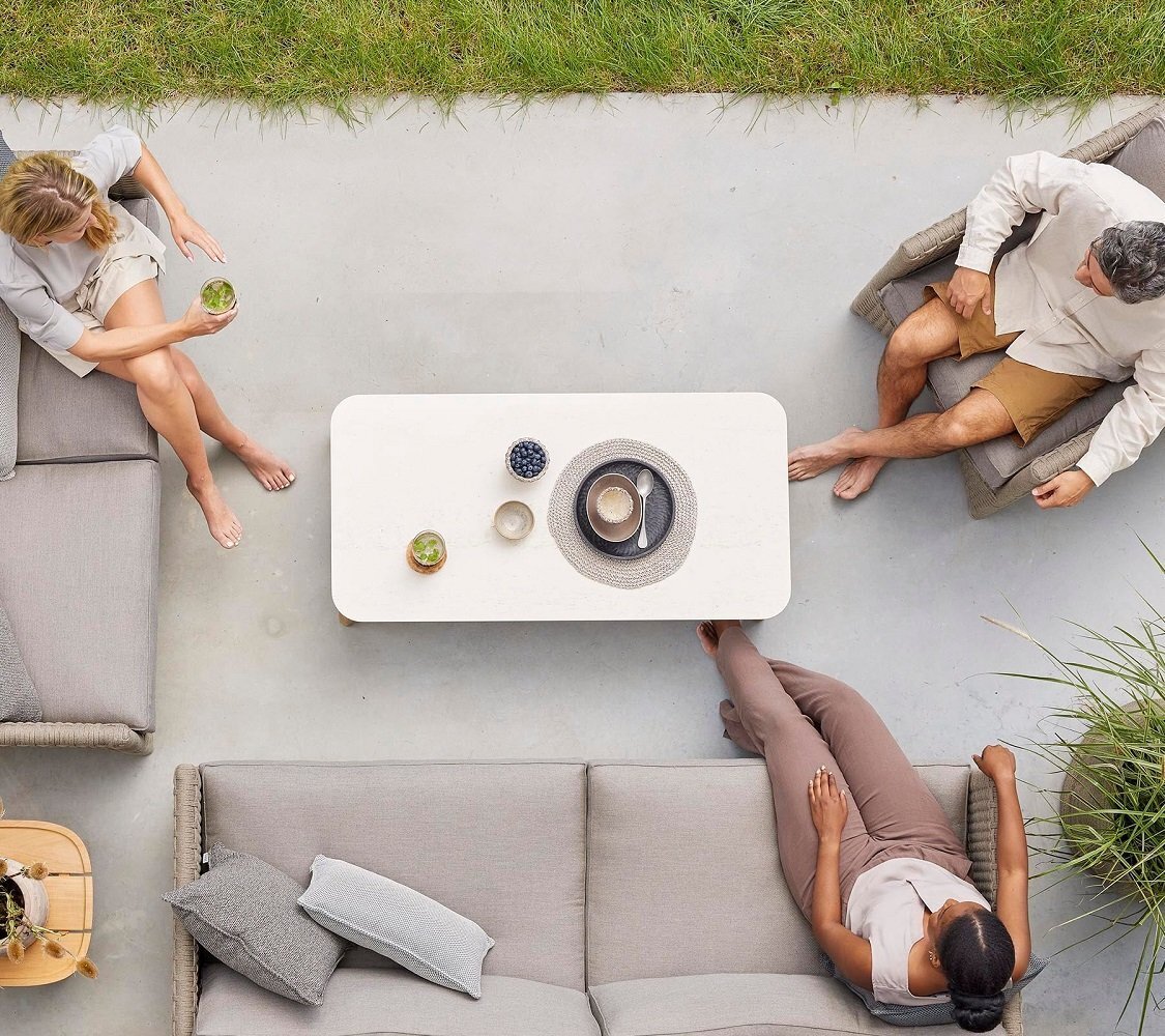 Cane-Line Aspect Coffee Table Base Rectangular (50808)