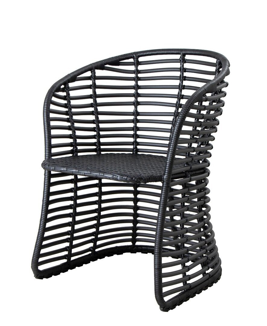 Cane-line Basket chair (54100)-Graphite-Ohne Cushion