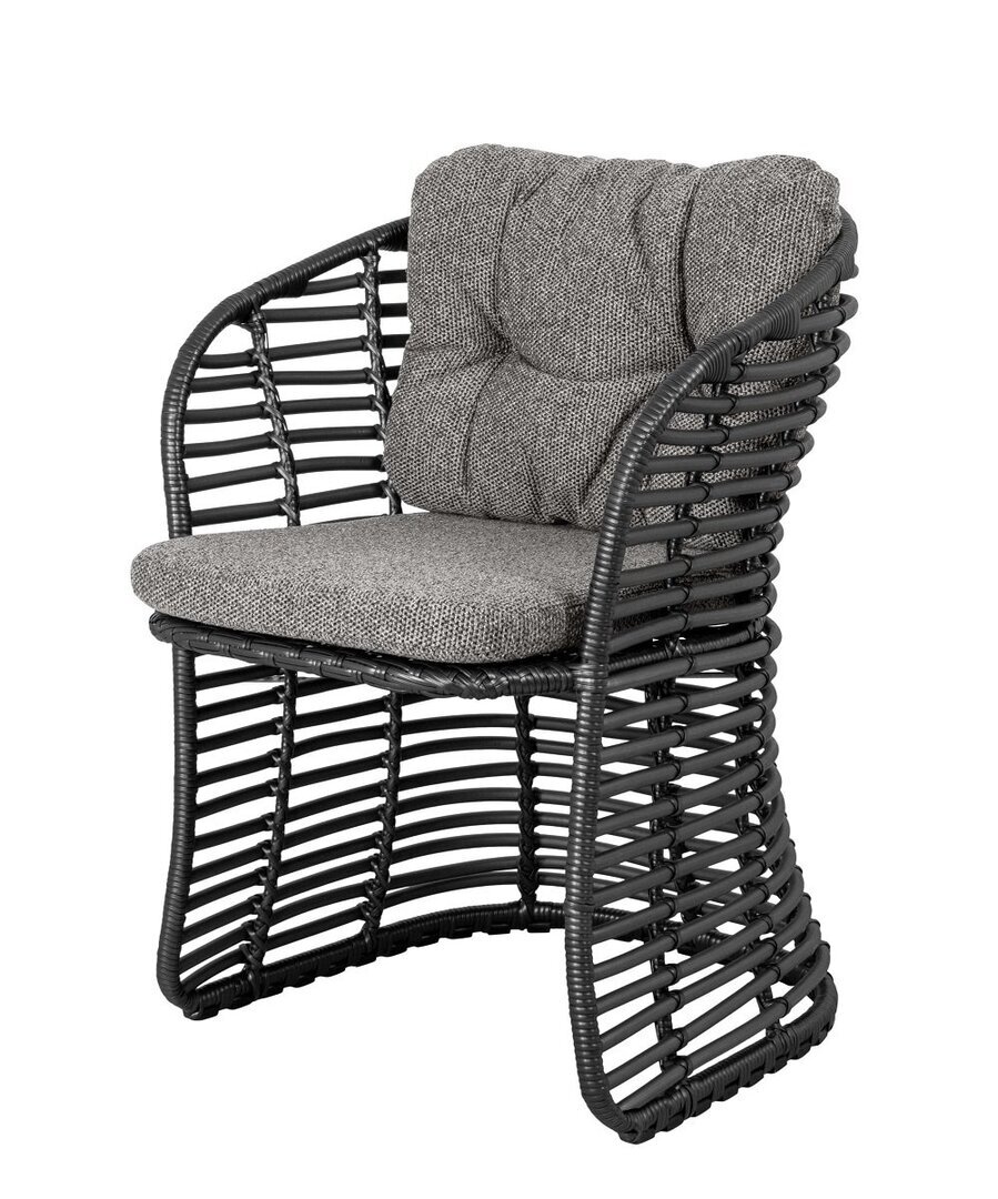 Cane-line Basket chair (54100)-Dark Grey Cane-Line Wove-Graphite