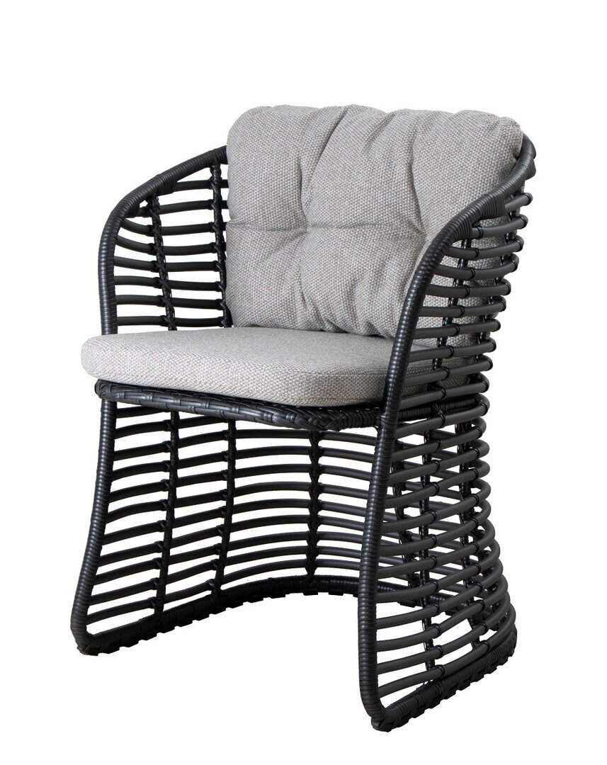 Cane-line Basket chair (54100)-Light Brown Cane-Line Wove-Graphite