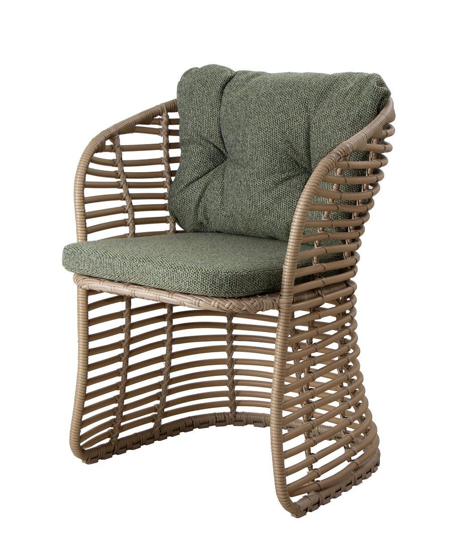 Cane-line Basket chair (54100)-Dark Green Cane-Line Wove-Natural 
