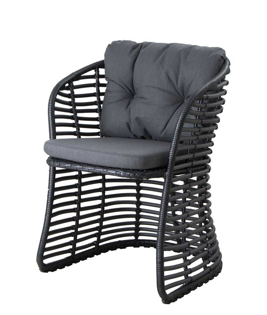 Cane-line Basket chair (54100)-Grey Cane-Line Natté-Graphite